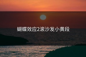 蝴蝶效应2滚沙发小黄段